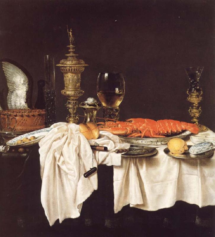 Willem Claesz Heda Still life with a Lobster